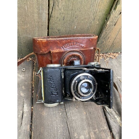 Balda Jubilette Vintage 1938 Folding Camera with 5cm f/2.9 Lens With OG Case - Picture 16 of 16